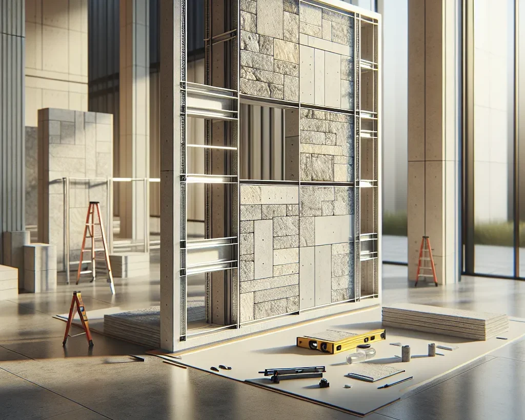 اجرای نمای خشک راه‌حلی مدرن برای ساختمان‌های پایدار